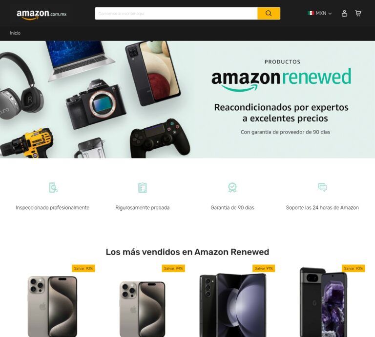 gimkax.com Tienda online dudosa productos reacondicionados de Amazon