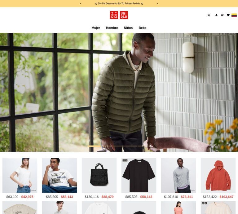 uniqlo.com.co Tienda online dudosa Uniqlo