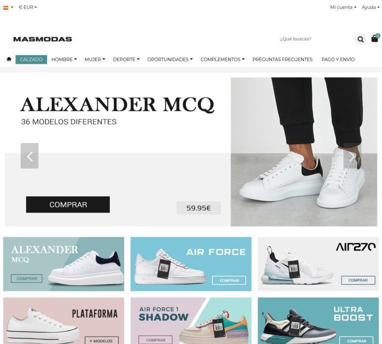 masmodas.net Tienda online dudosa zapatillas