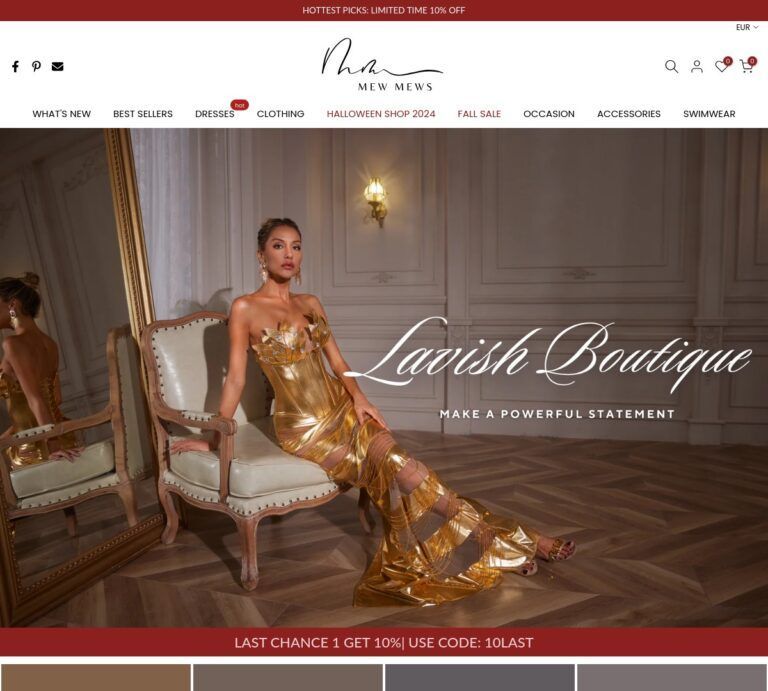 mewmews.com Tienda online dudosa de moda