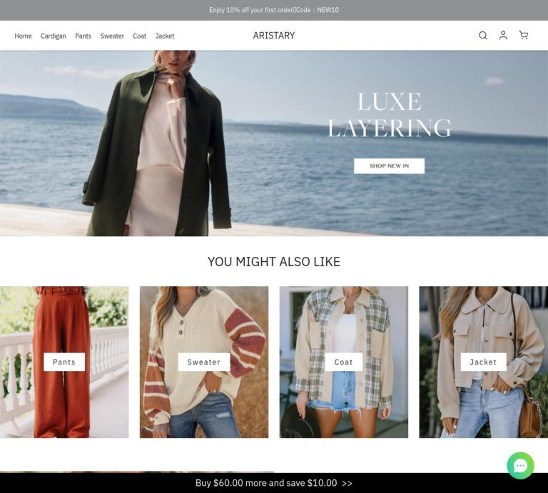 aristary.com Tienda online dudosa moda mujer