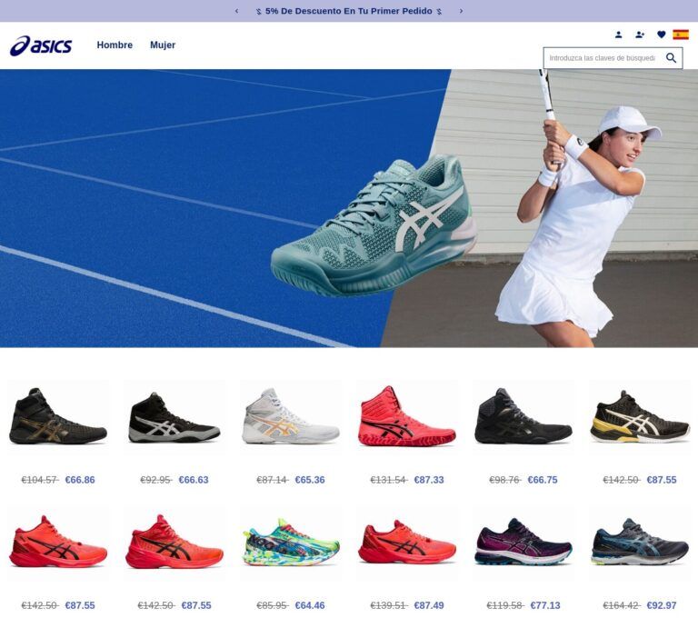 asshoesoutletmadrid.es Tienda online dudosa Asics