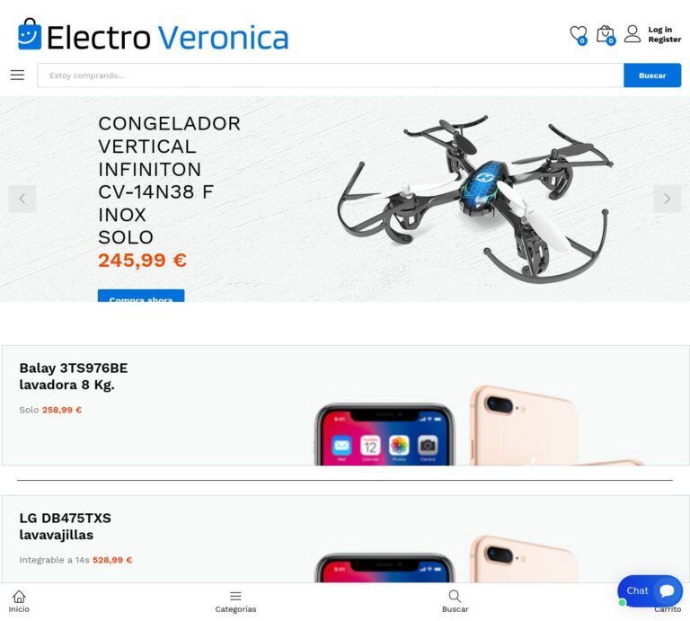 electroveronica.es Tienda online dudosa multiproducto electrónica