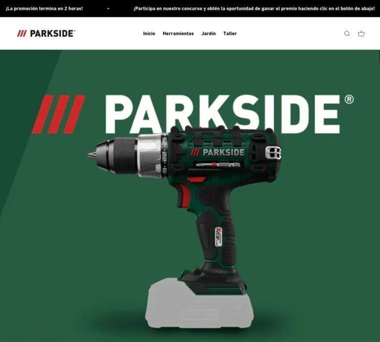 parkstools-esp.com Tienda online dudosa productos Parkside