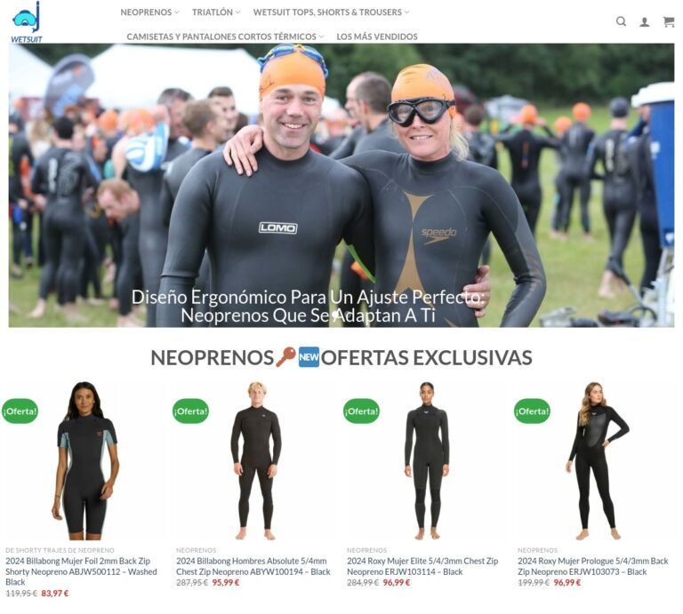 ventadeoneil.com Tienda online dudosa trajes de Neopreno