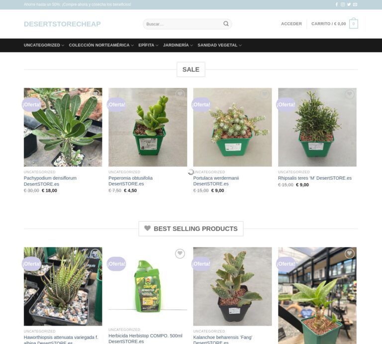 desertstorecheap.shop Tienda online dudosa de plantas