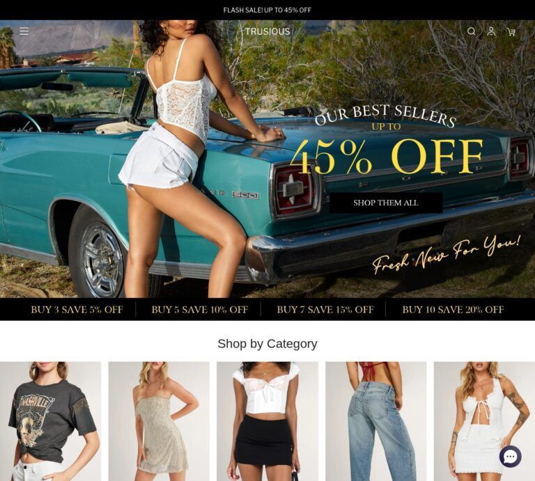 trusious.com Tienda online dudosa moda mujer