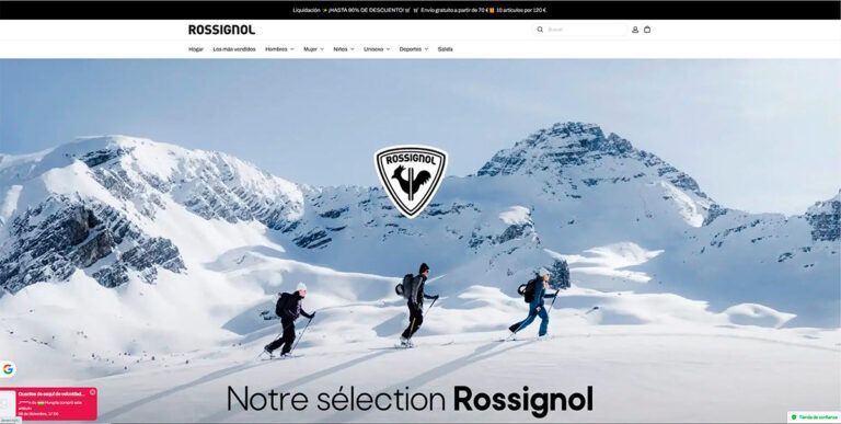 rossignoleu.store Tienda online dudosa Rossignol