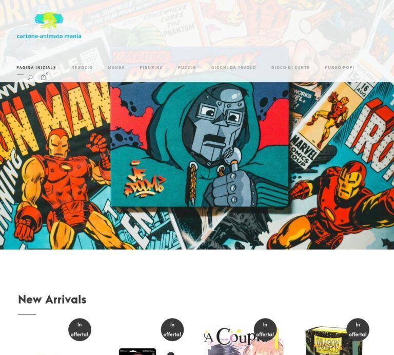 cartone-animatomania.com Tienda online dudosa artículos comic