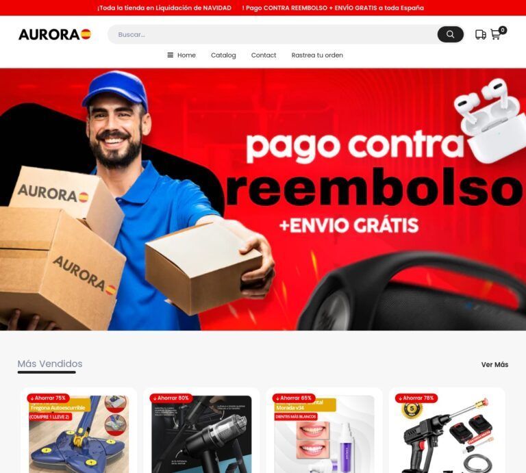tiendaauroraa.online Tienda online dudosa multiproducto