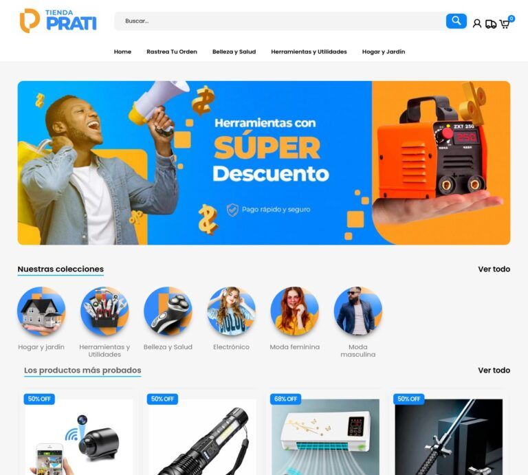 tienda-prati.shop Tienda online dudosa multiproducto