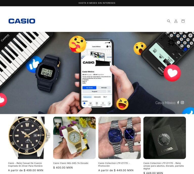 casio-cdmx.site Tienda online dudosa relojes Casio
