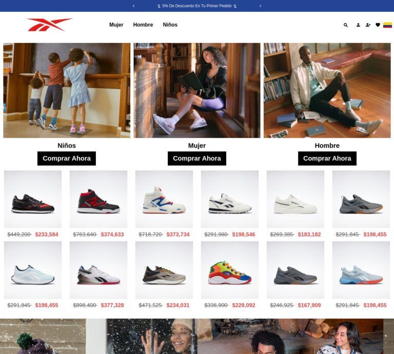 reeboktienda.com.co Tienda online dudosa de Reebok
