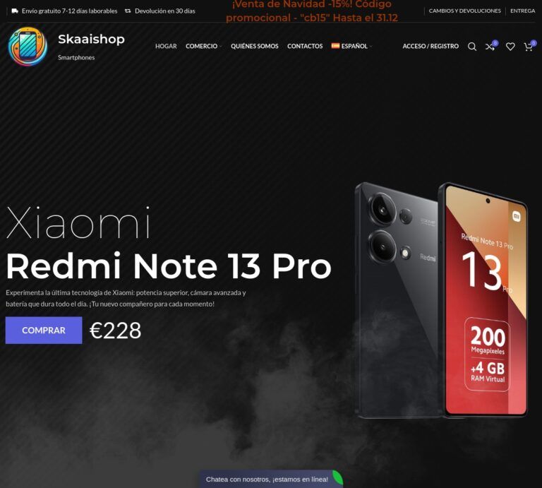 skaaishop.com Tienda online dudosa móviles