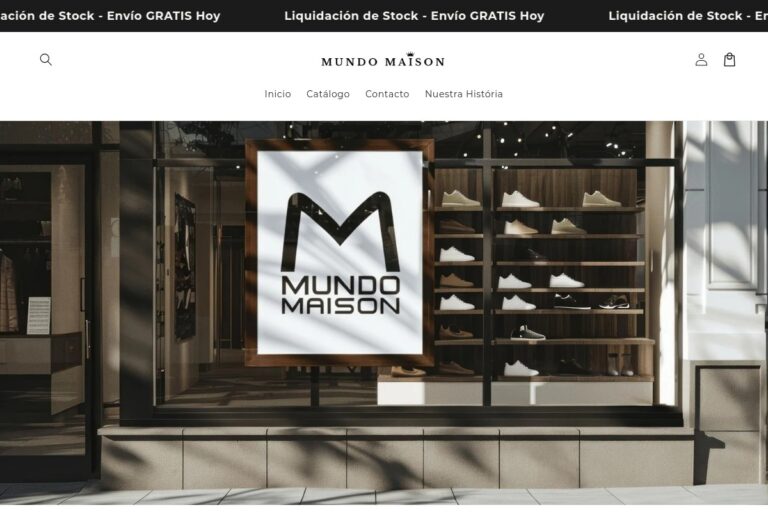 maisonmundo.com Tienda online dudosa de zapatillas