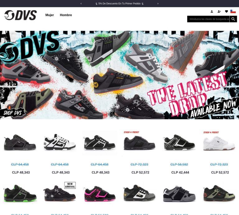 skateshoesoutlets.co Tienda online dudosa zapatillas DVS