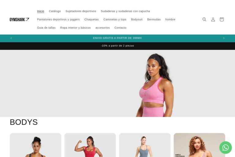 sharkgym.store Tienda online dudosa artículos deportivos
