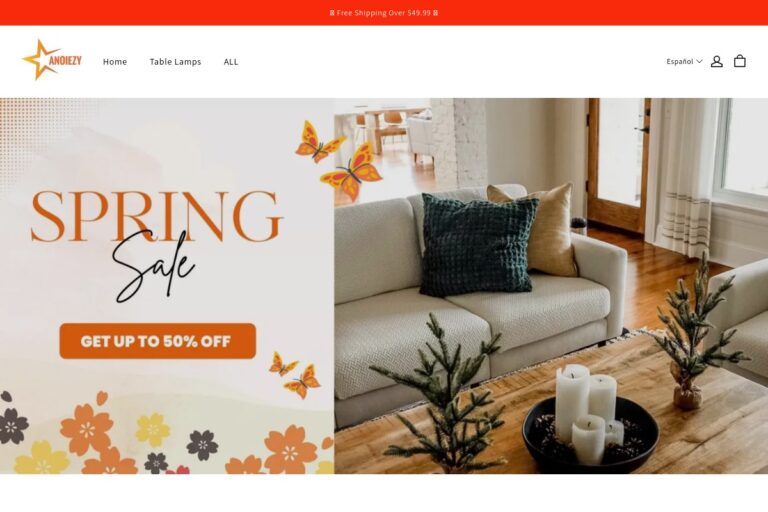 anoiezy.com Tienda online dudosa multiproducto