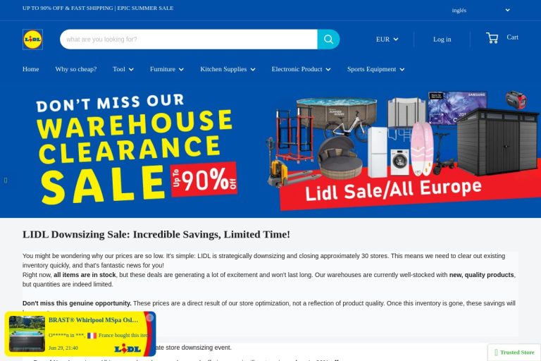 liiddl.com Tienda online dudosa Lidl