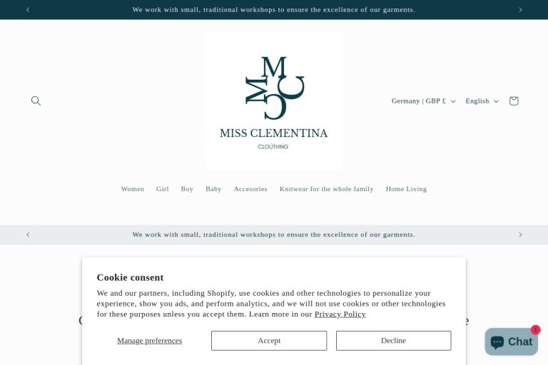 missclementinashop.com Tienda online dudosa de moda