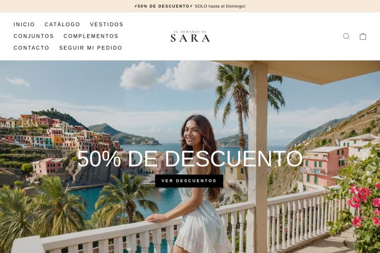 armariodesara.com tienda online dudosa de moda