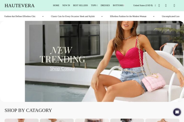 hautevera.com Tienda online dudosa moda de mujer