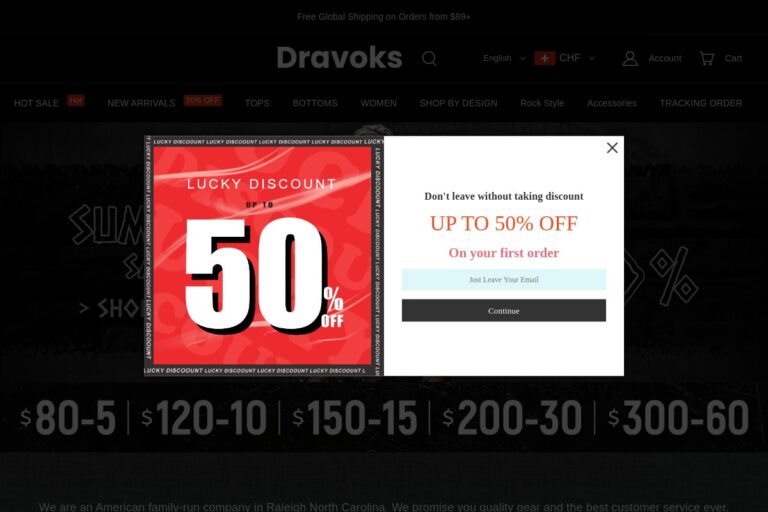 Análisis dravoks.com – Tienda online dudosa moda hombre
