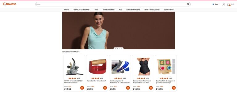 Análisis majdsc.com – Tienda online dudosa multiproducto