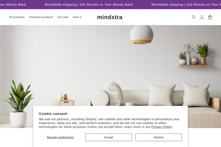 Análisis mindxtra.com – Tienda online dudosa multiproducto
