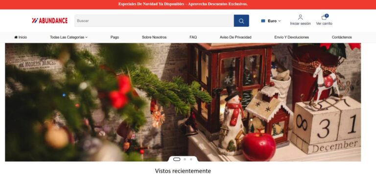 Análisis abundancedeals.com – Tienda online dudosa multiproducto