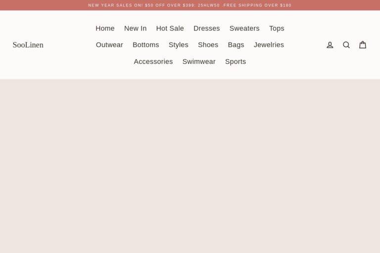 Análisis soolinen.com – Tienda online dudosa de moda
