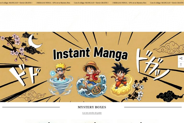 Análisis instant-manga.com – Tienda online dudosa manga